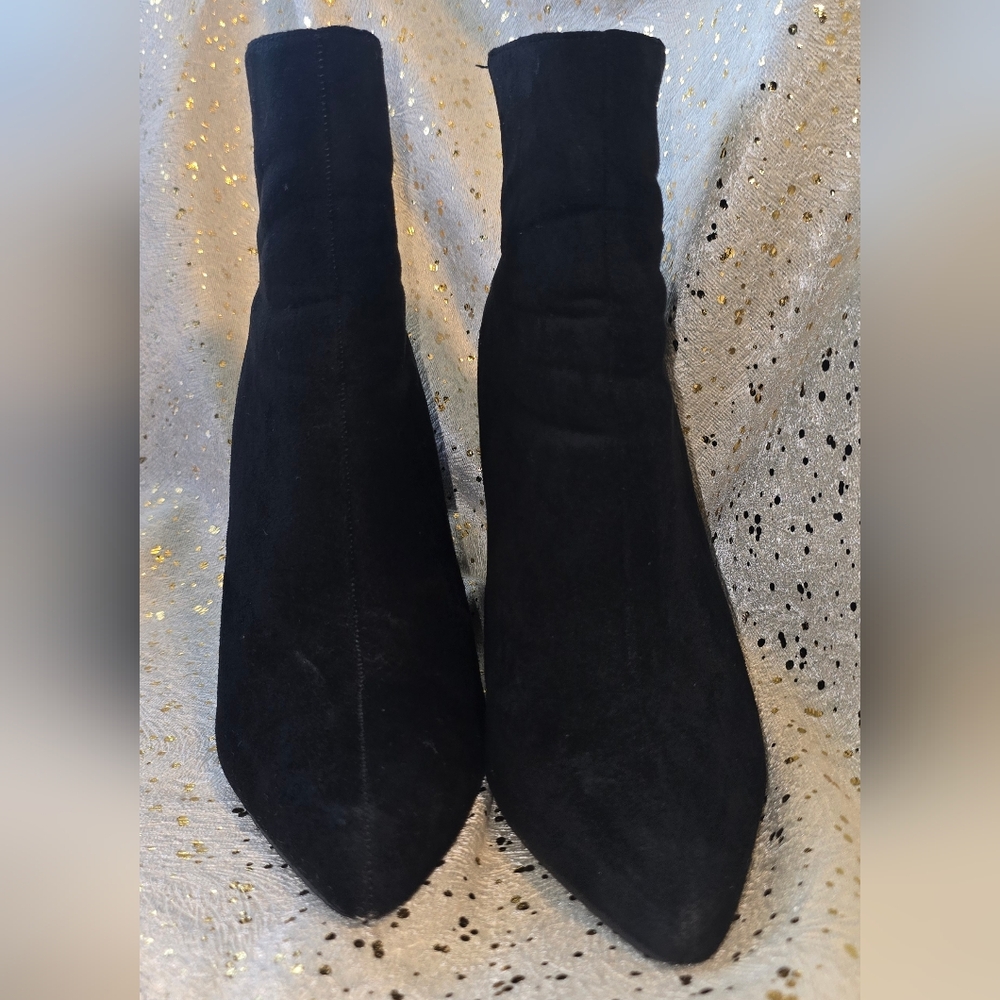 Fashion Nova Black Heeled Boots
